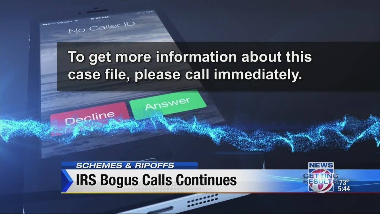 Schemes and Ripoffs: IRS bogus calls continue