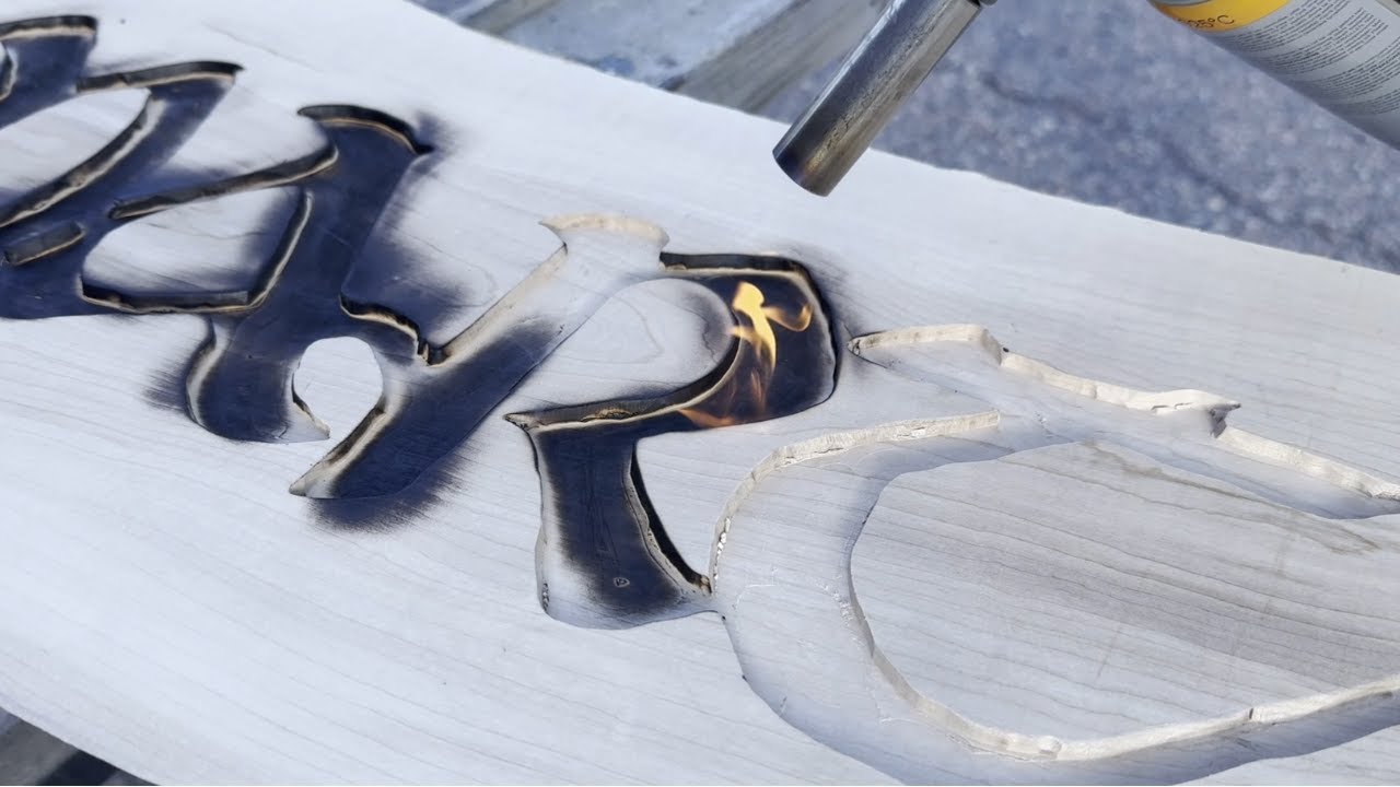 I carved & burned Amon Amarth logo to a maple slab || Bedroom makeover part 4