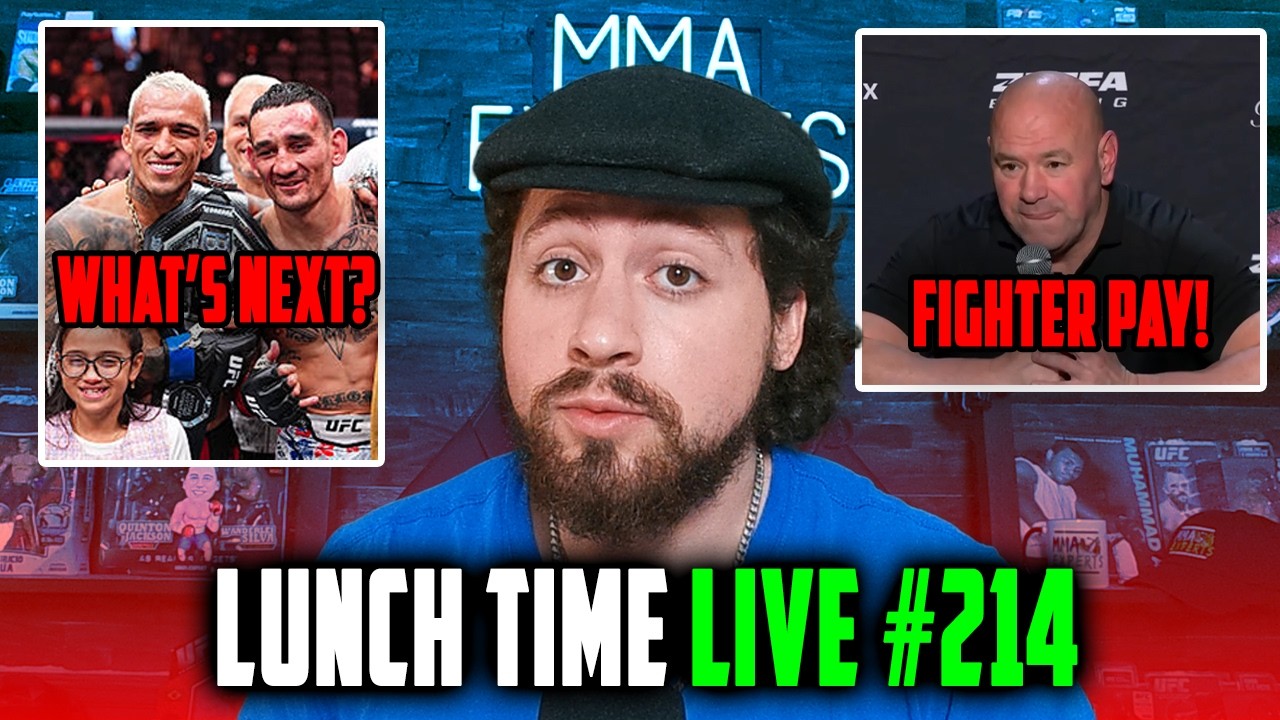 HOLLOWAY VS OLIVEIRA 2 AFTERMATH! Dana Promises Fighter Pay Changes? Jones MELTDOWN LUNCH TIME LIVE
