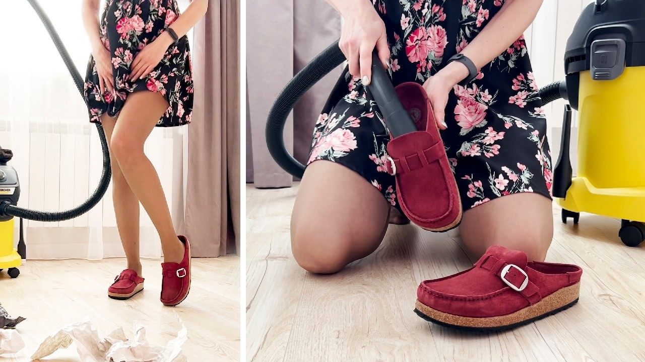 👡 Birkenstock Buckley Unboxing With a Twist — Vacuuming Included!