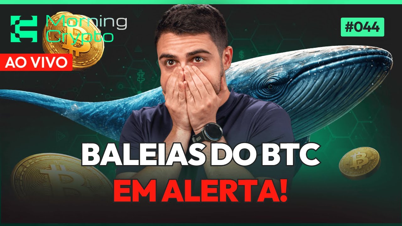 Medo no mercado: baleias vendem Bitcoin e Trump pressiona preços | Morning Crypto #44