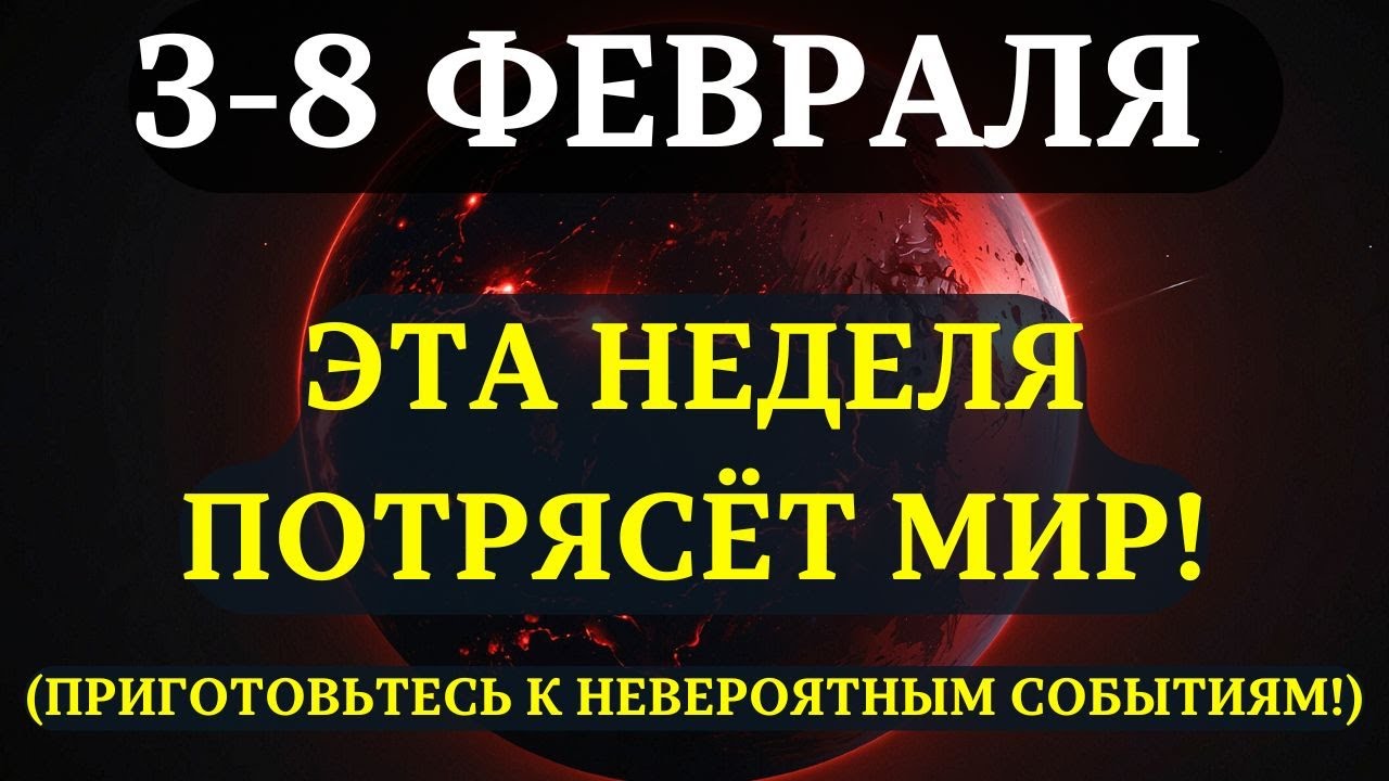 ВЫ ДОЛЖНЫ УЗНАТЬ ЭТО ДО ЗАВТРА! Срочные ПРЕДУПРЕЖДЕНИЯ НА ПЕРВУЮ НЕДЕЛЮ ФЕВРАЛЯ! Она изменит ВСЁ!