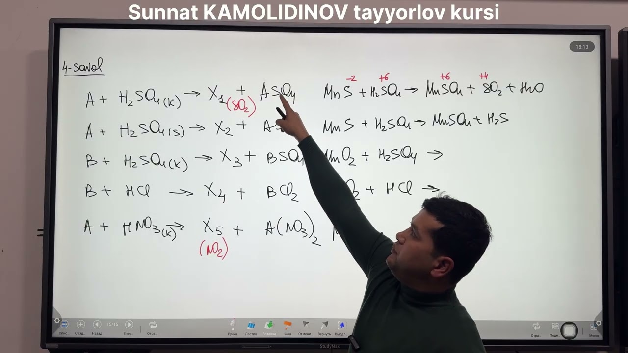 Kimyo milliy sertifikat 2025-yil 15-mart yopiq savol taxlili. Sunnat KAMOLIDINOV tayyorlov kursi. 