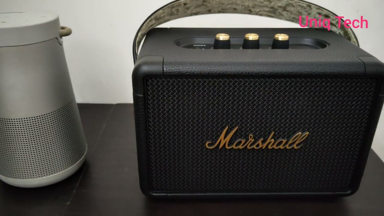 Bose Revolve+ll vs Marshall Kilburn 2 sound test and review #viral #bose #marshall #sound 