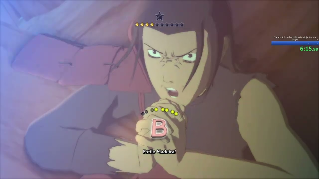 Naruto Shippuden: Ultimate Ninja Storm 4 speed run falida