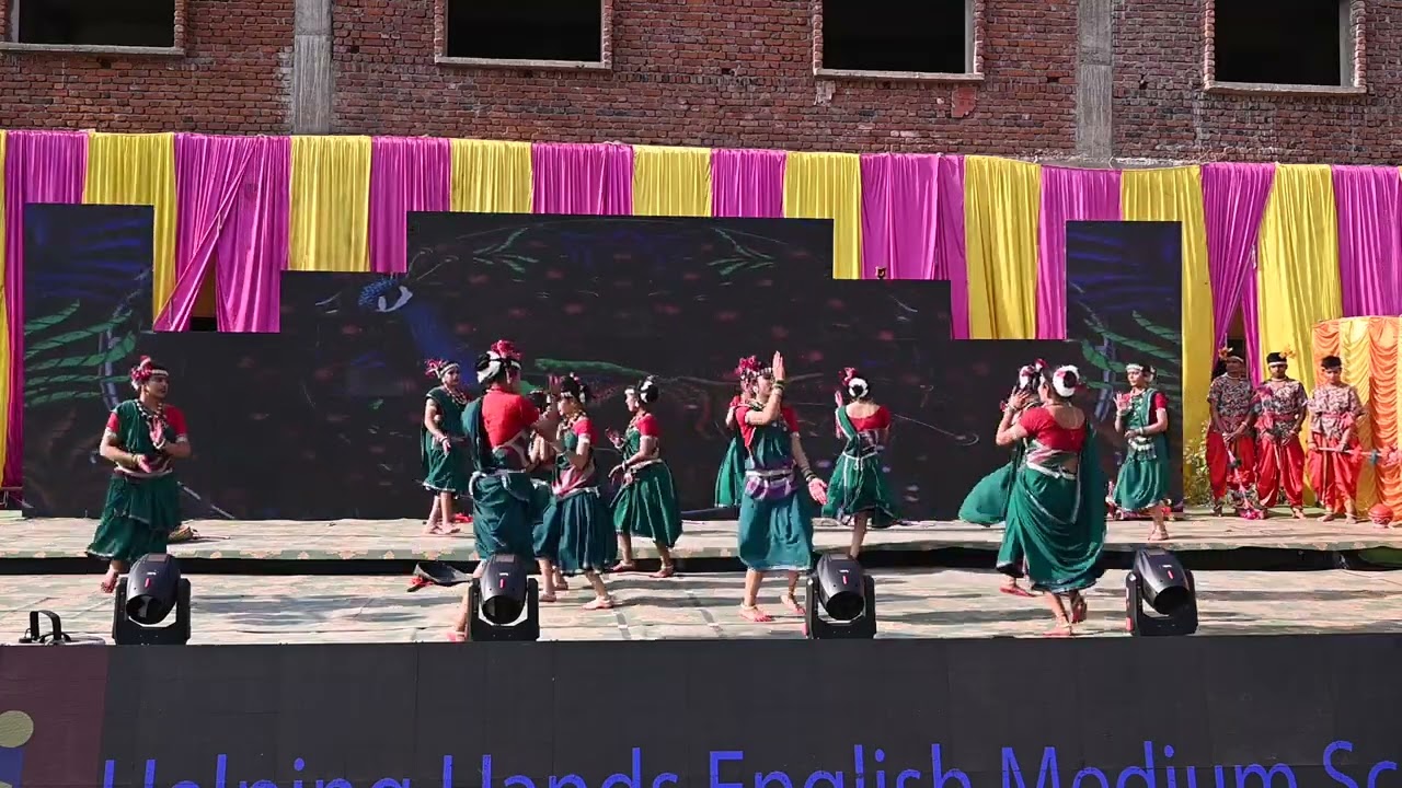 CG DANCE PERFORMANCE by Students of Helping Hands English Medium School Kharora