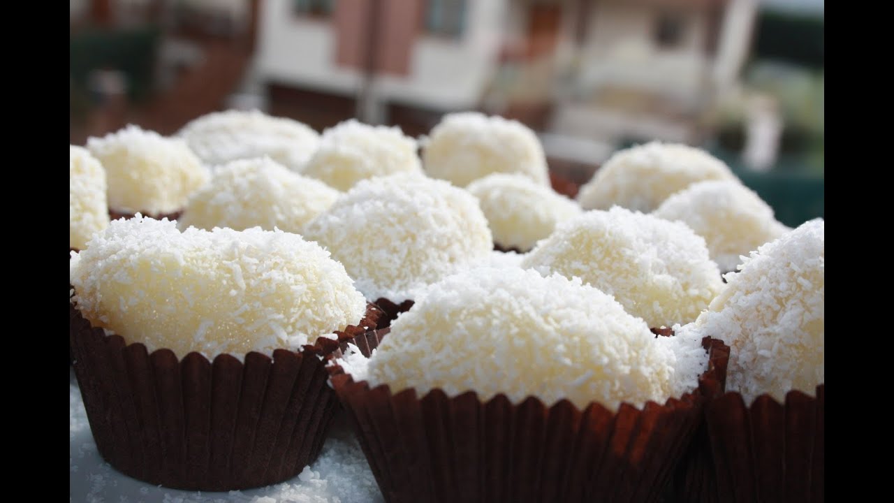 Cocada de microondas o Bombones de Coco