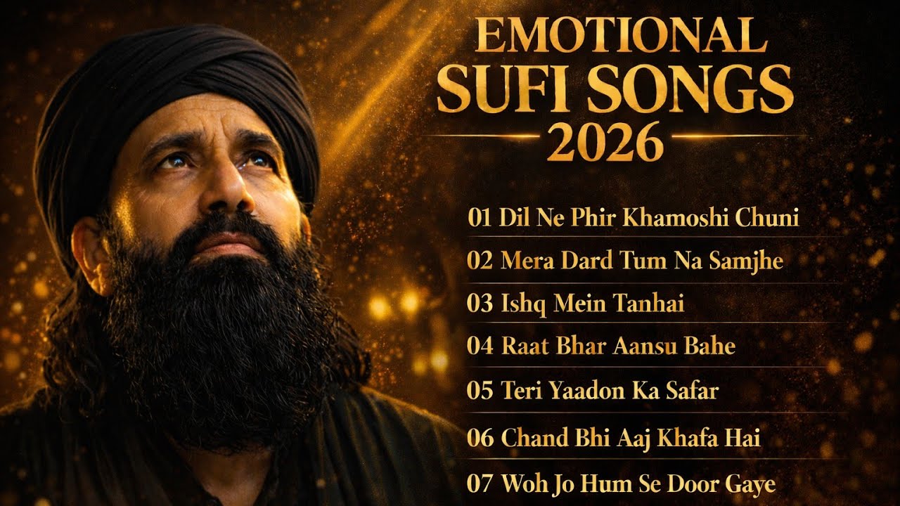Non Stop Sufi Songs 💛 Heart Touching & Emotional Kalam | Soulful Islamic Sufi Music