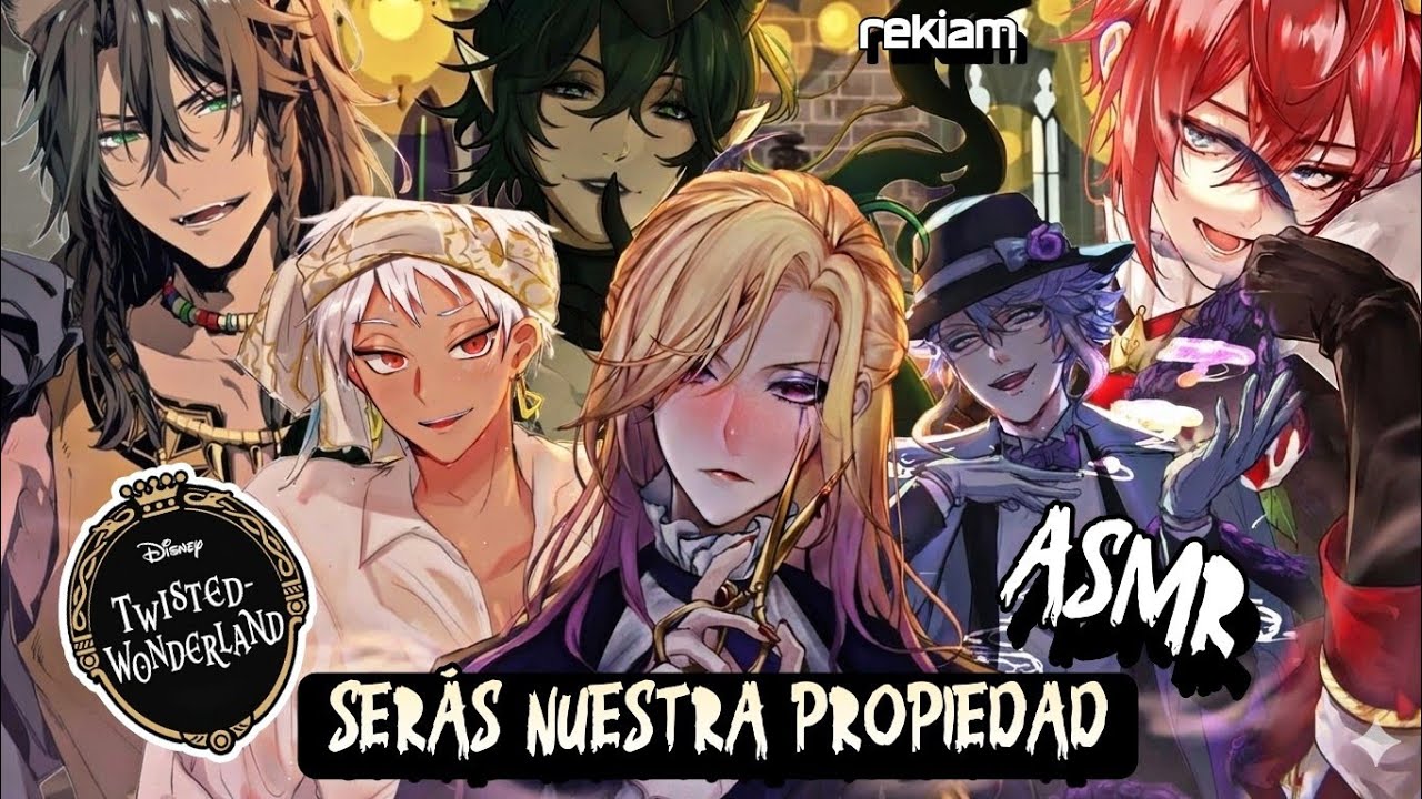 Twisted Wonderland 🔥 TÚ De nuestra propiedad ASMR Malleus Draconia, Riddle, Vil, Kalim, Azul