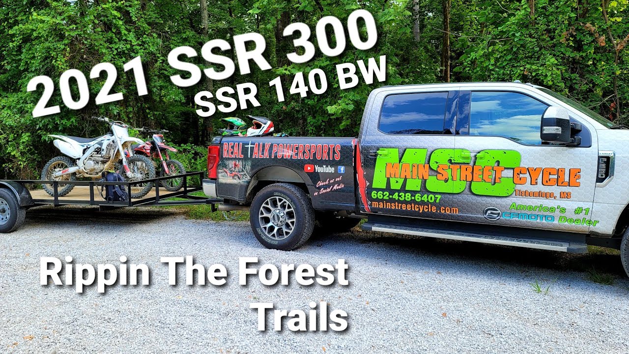 2021 SSR 300 Dirtbike & SSR 140 Big Wheel Take On National Forest Trails