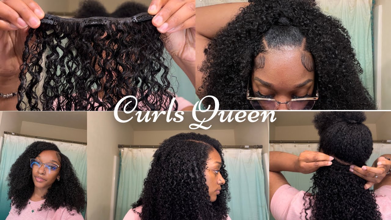 CURLS QUEEN WATER JERRY CURL CLIPIN #curlsqueen #clipins #curlyhair #naturalhair
