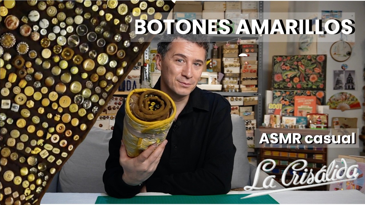 Una manta LLENA de botones AMARILLOS | ASMR