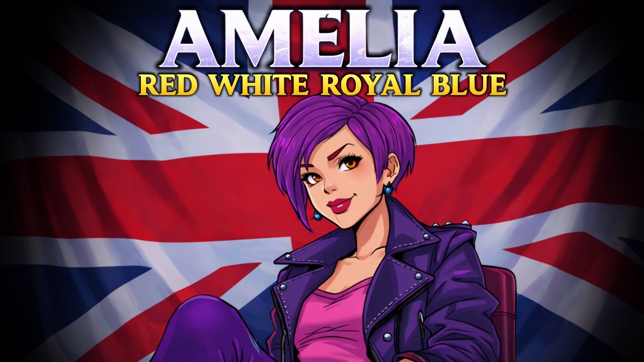 Amelia - Red White Royal Blue