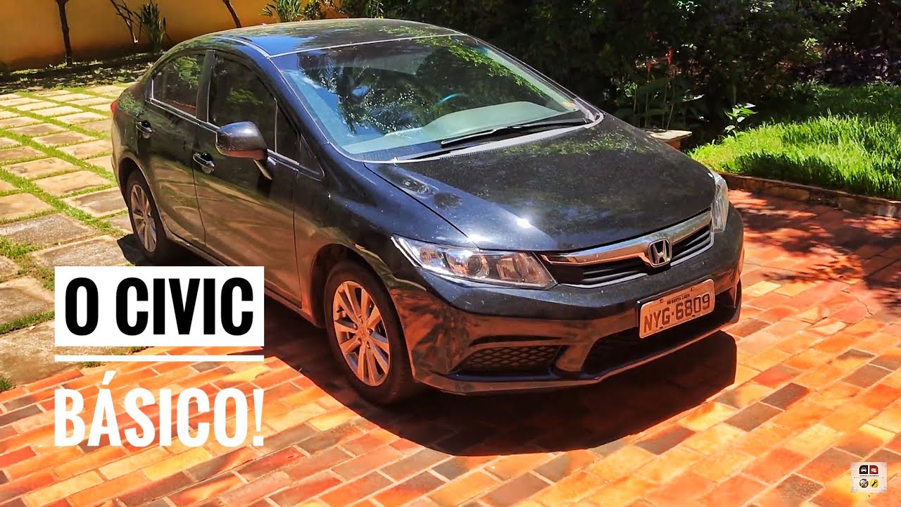 Alguns detalhes do Honda Civic LXS 1.8 Mecânico 2012. O Civic de entrada.
