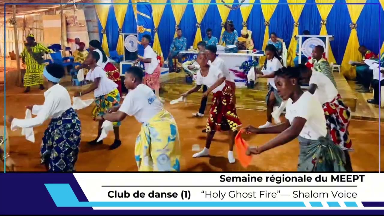 Apothéose de la semaine régionale du MEEPT. Club 1 de danse. 