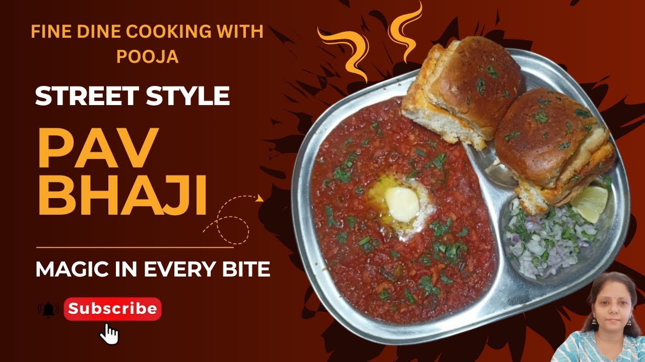 PAV BHAJI I STREET STYLE PAV BHAJI I MUMBAI PAV BHAJI I EASY PAV BHAJI RECIPE I