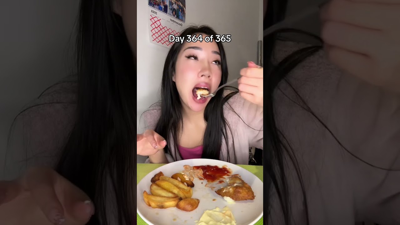 Fish & Chips for lunch ❤️ #mukbang