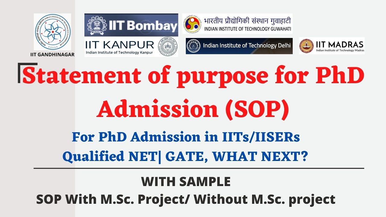 How to write SOP| PhD Application| without Project/With project SOP sample| Everything explained