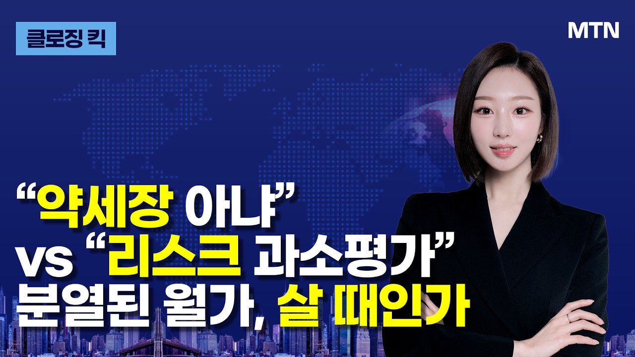 [클로징 킥] “약세장 아냐” vs “리스크 과소평가” 분열된 월가, 살 때인가  / 머니투데이방송 (증시, 증권)