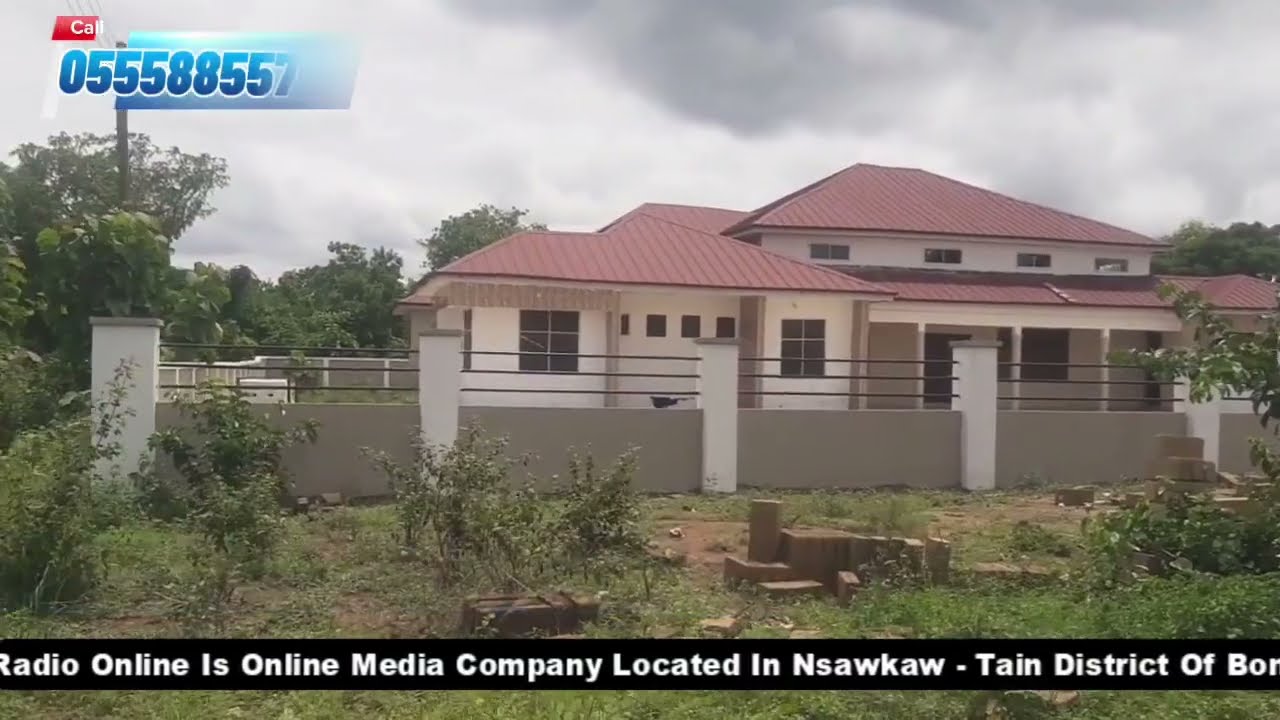 Ultra Modern Newly Court Building In Nsawkaw, Tain District of Bono Region