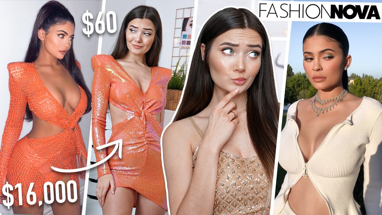 Trying On Kylie Jenner's Outfits From Fashion Nova... Was It Worth It!? AD