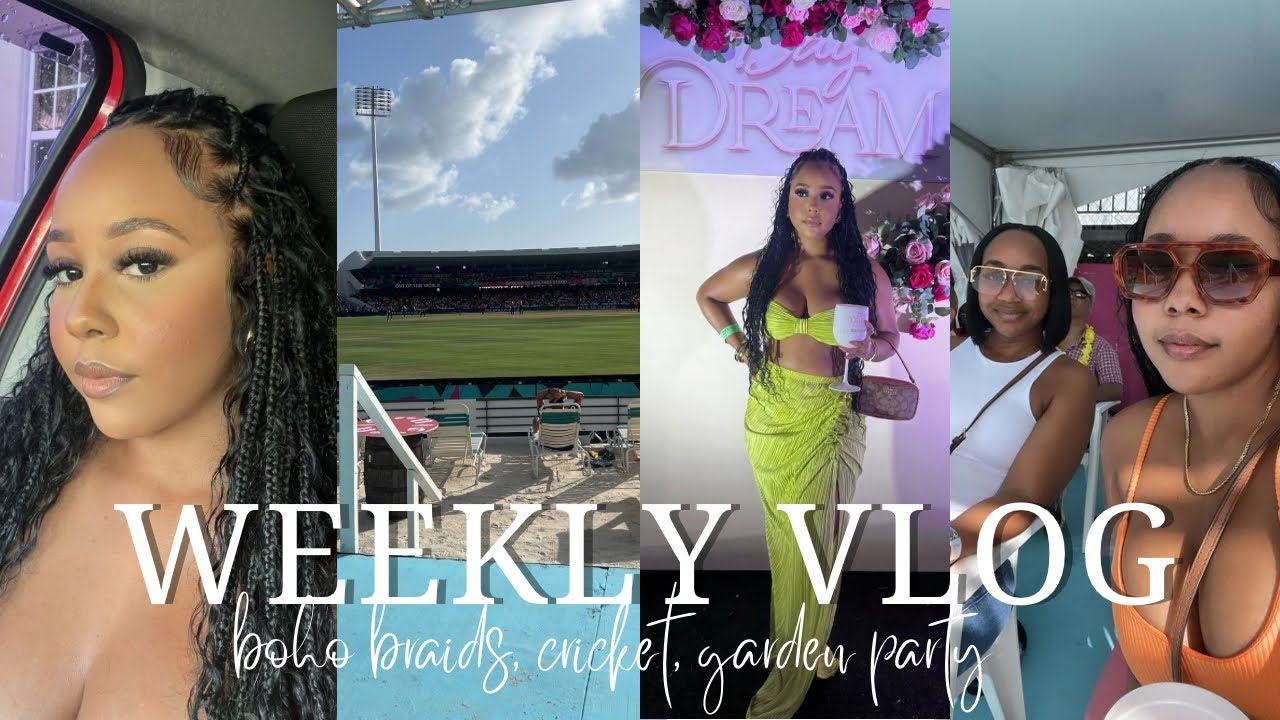 WEEKLY VLOG: BOHO BRAIDS + CRICKET WORLD CUP + CROP OVER SEASON HAS STARTED || Love Shae ♡