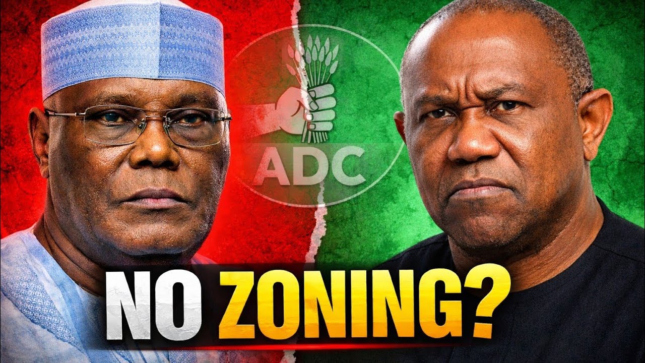 BREAKING NEWS‼️ Atiku Says No Zoning in ADC – What This Means for Peter Obi in 2027