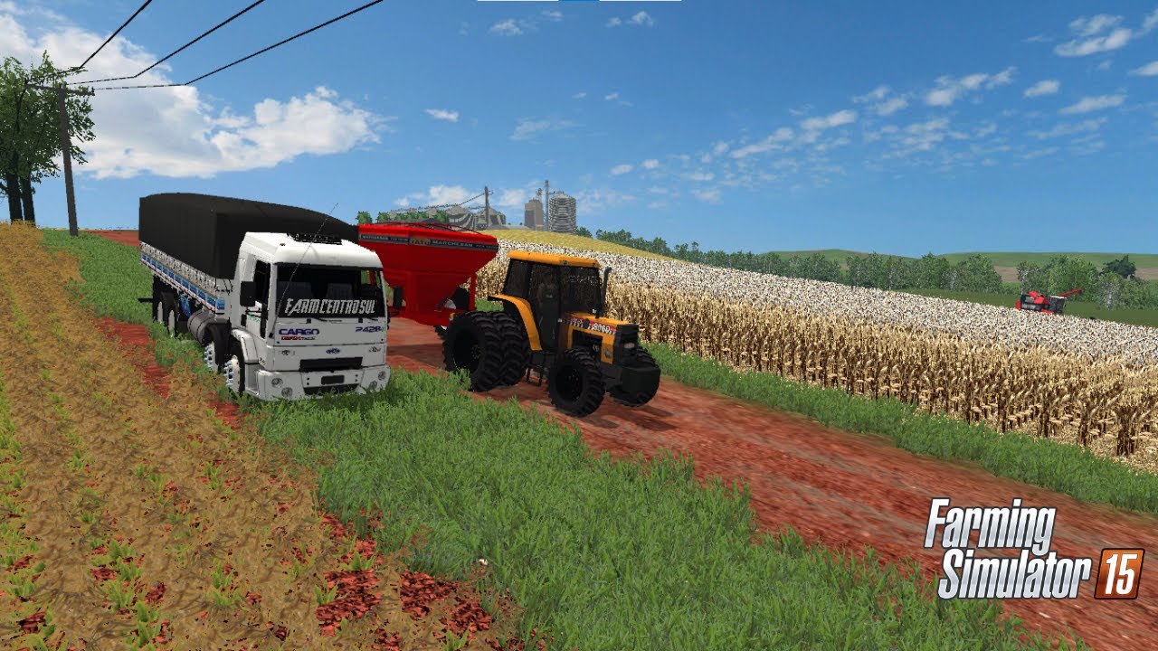INICIANDO A COLHEITA DE MILHO  FS15