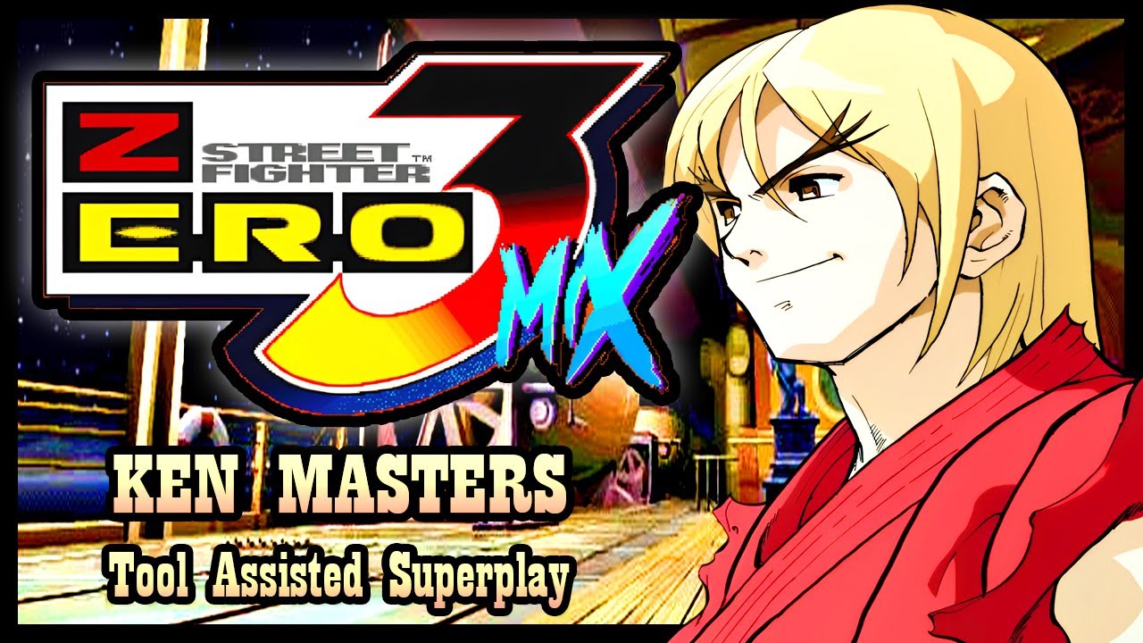 【TAS】STREET FIGHTER ZERO 3 MIX - KEN MASTERS