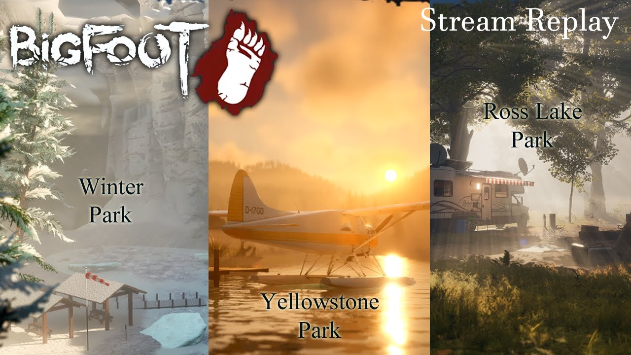 Solo Bigfoot Hunt on All Maps! | Ross Lake, Yellowstone & Winter Park | Bigfoot Gets STUCK?!