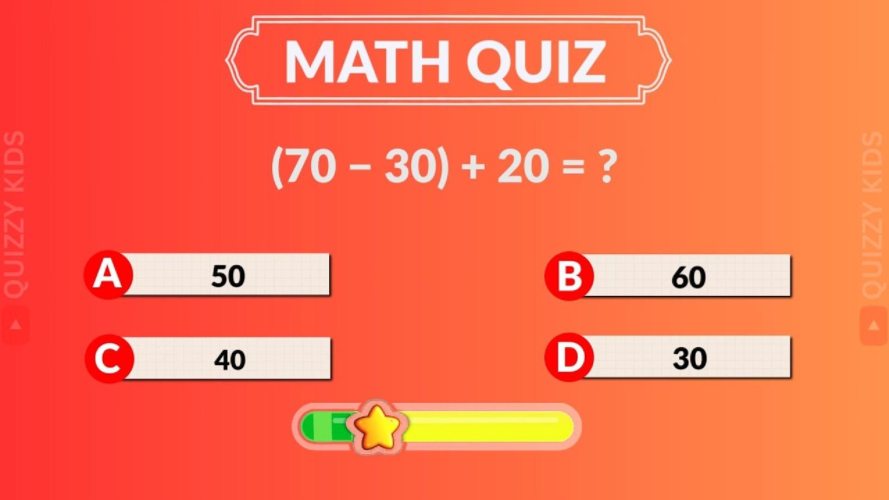Can you pass 5th grade math quiz | 5 second math challenge