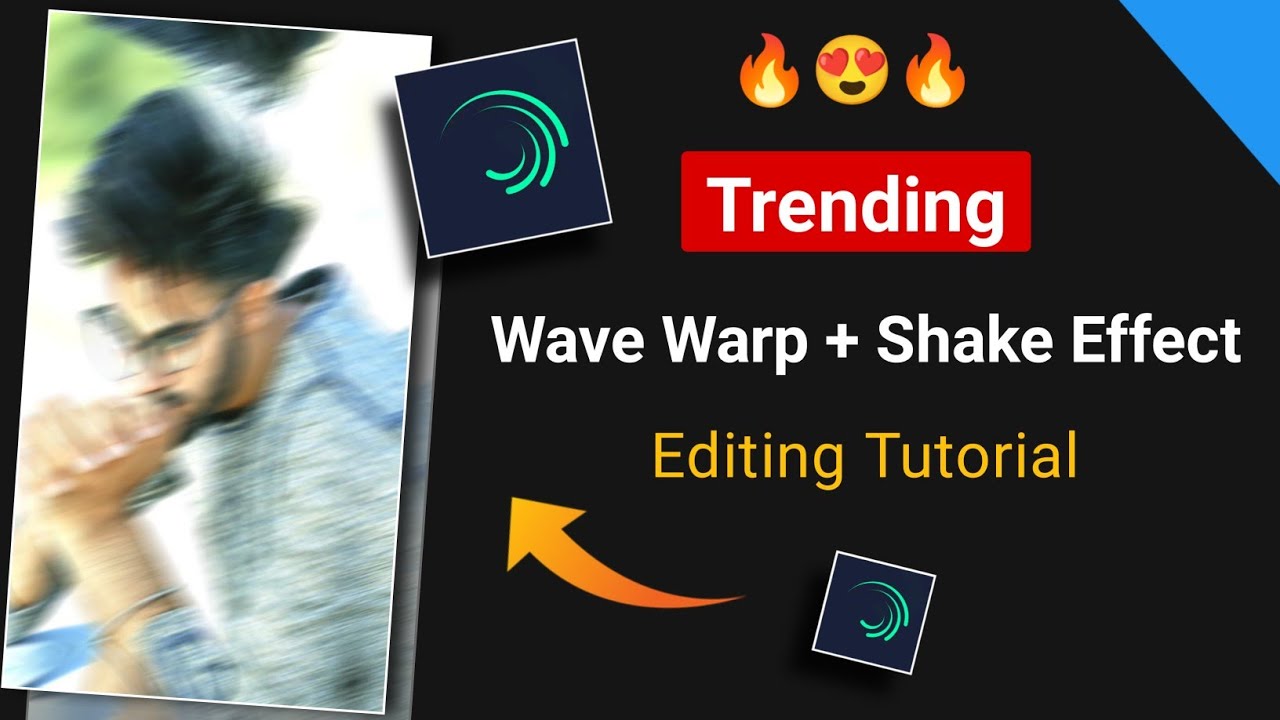 Trending Wave Warp + Shake Effect Editing in Alight Motion | Alight Motion Tutorial | Trick Unboxer