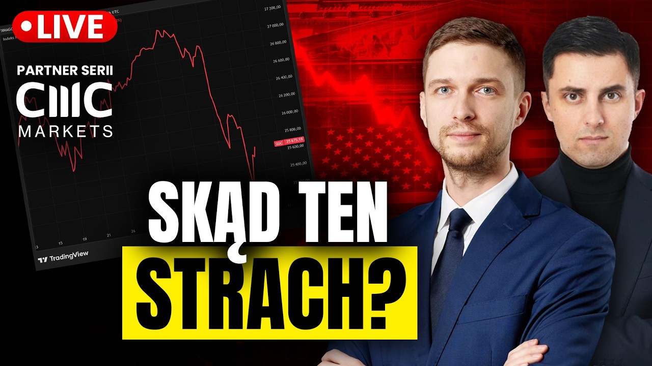 GIEŁDA SPADA, ZŁOTO LECI, BITCOIN TĄPNĄŁ. Co jeszcze trzyma tę hossę?