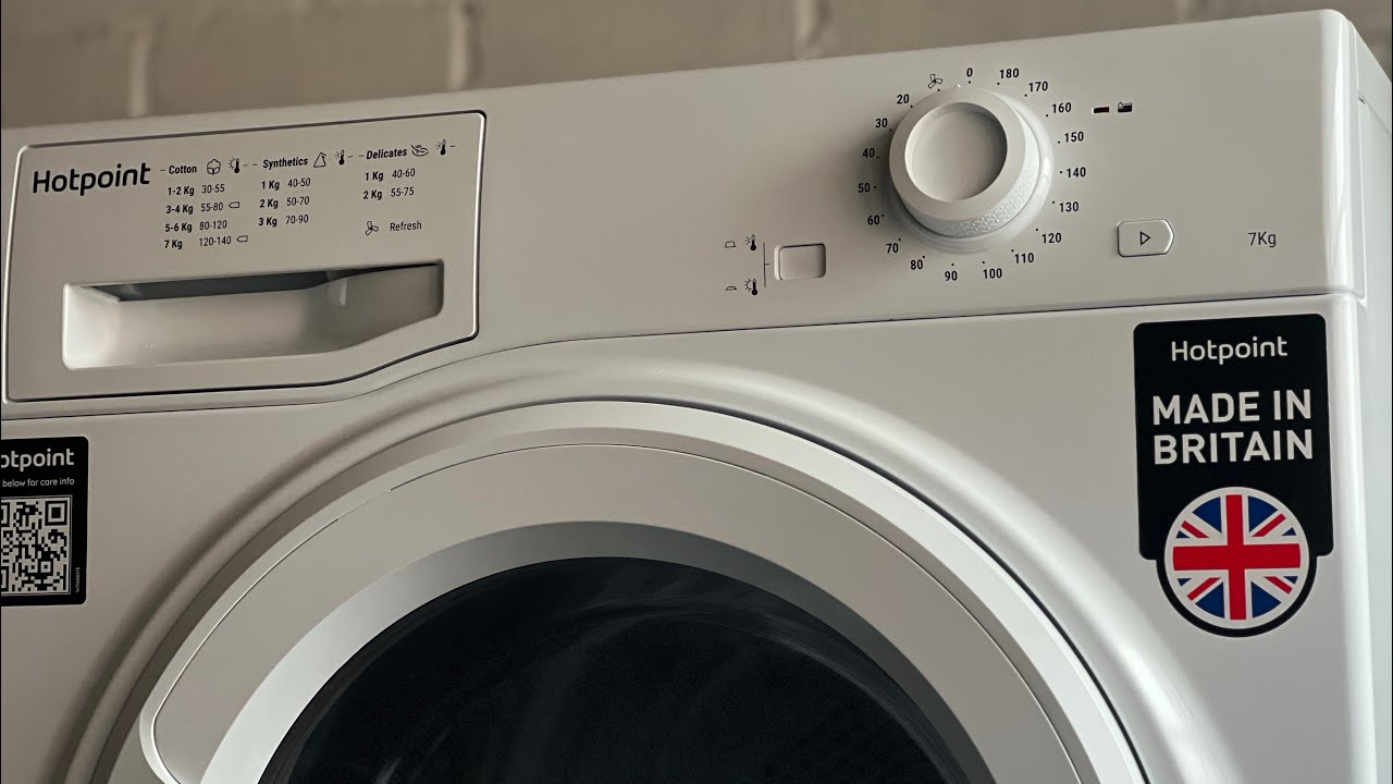 Brand New Hotpoint H2D71WUK Tumble Dryer - Test Run!