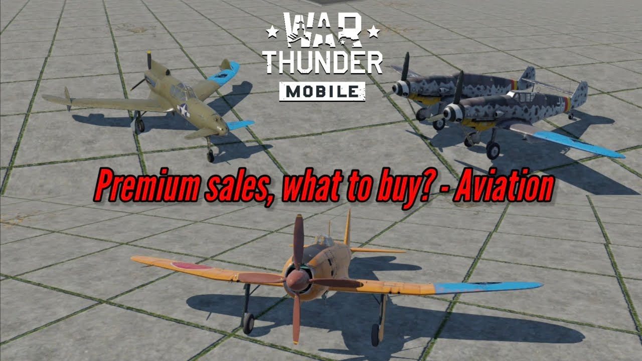 Golden sales recommendation - Aviation mode - War Thunder Mobile 
