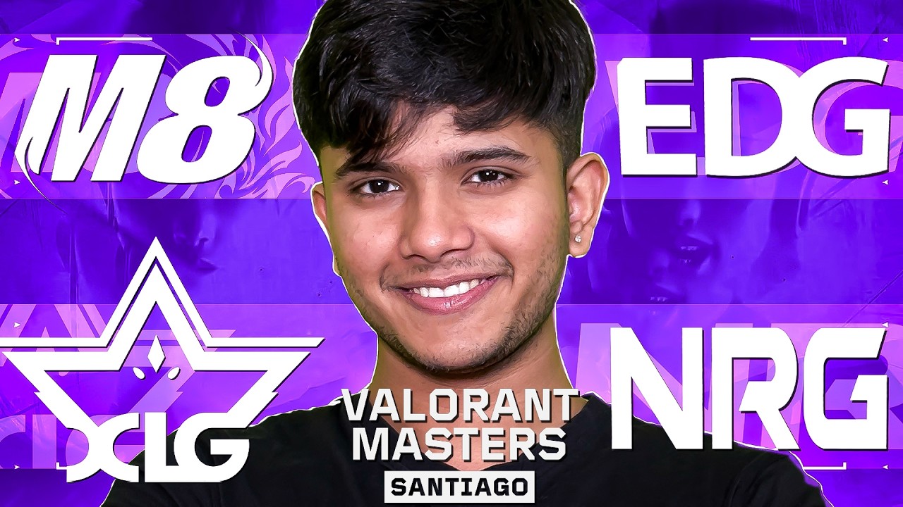 🔴 M8 VS EDG | XLG VS NRG | VCT MASTERS SANTIAGO #MastersCostream