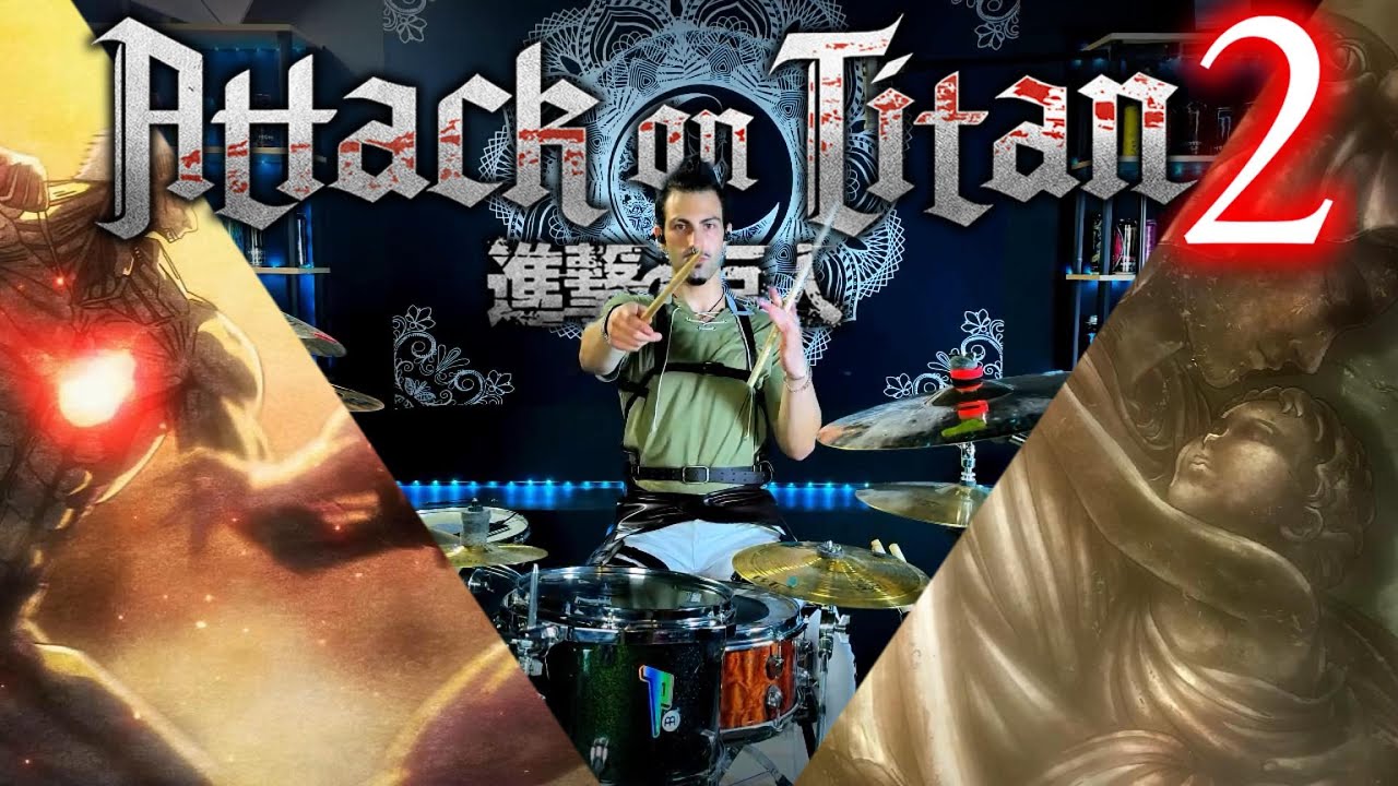 Attack on Titan Season 2 Opening | Drum Cover - Linked Horizon - Shinzou wo Sasageyo!