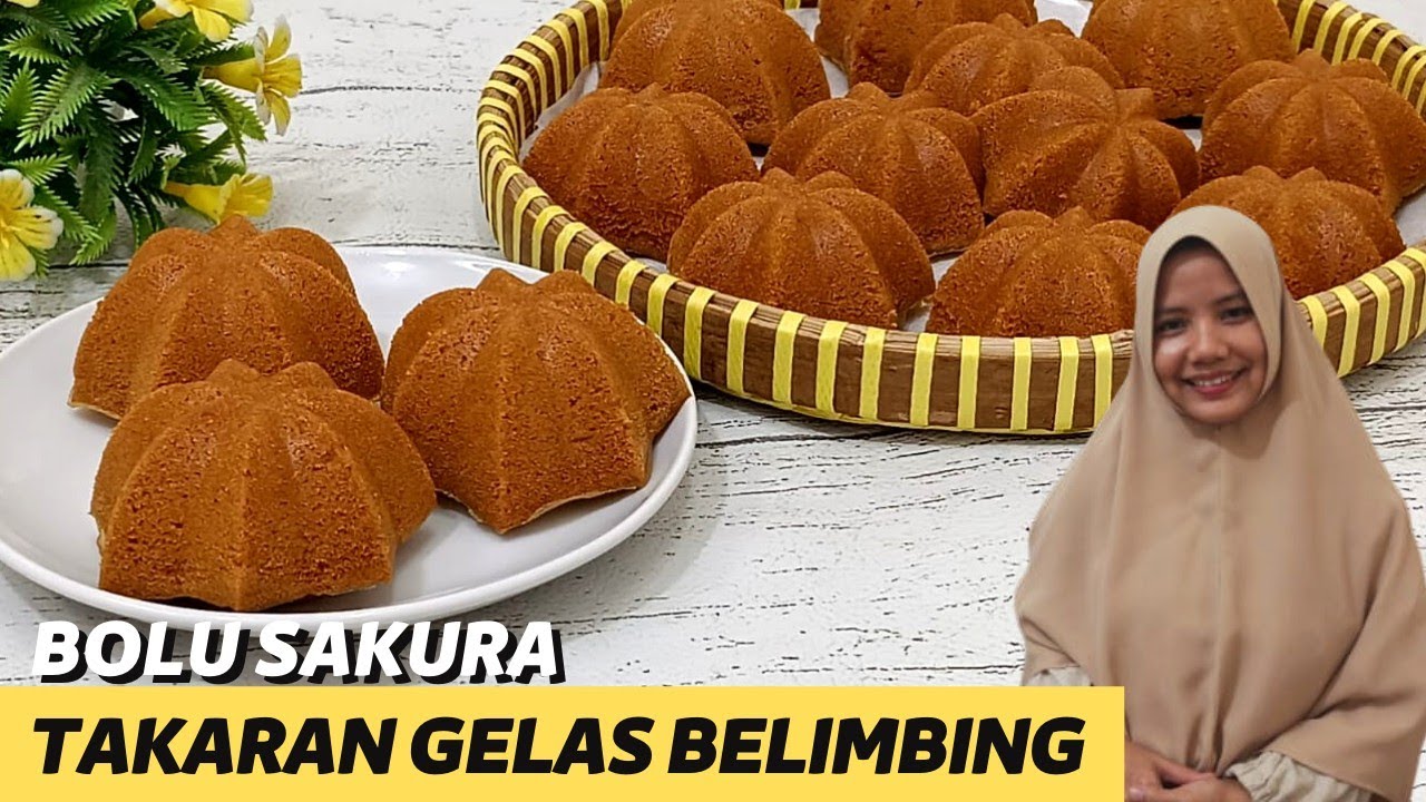 RESEP SUPER ENAK BOLU SAKURA KARAMEL || EMPUK & LEMBUT BANGET‼️
