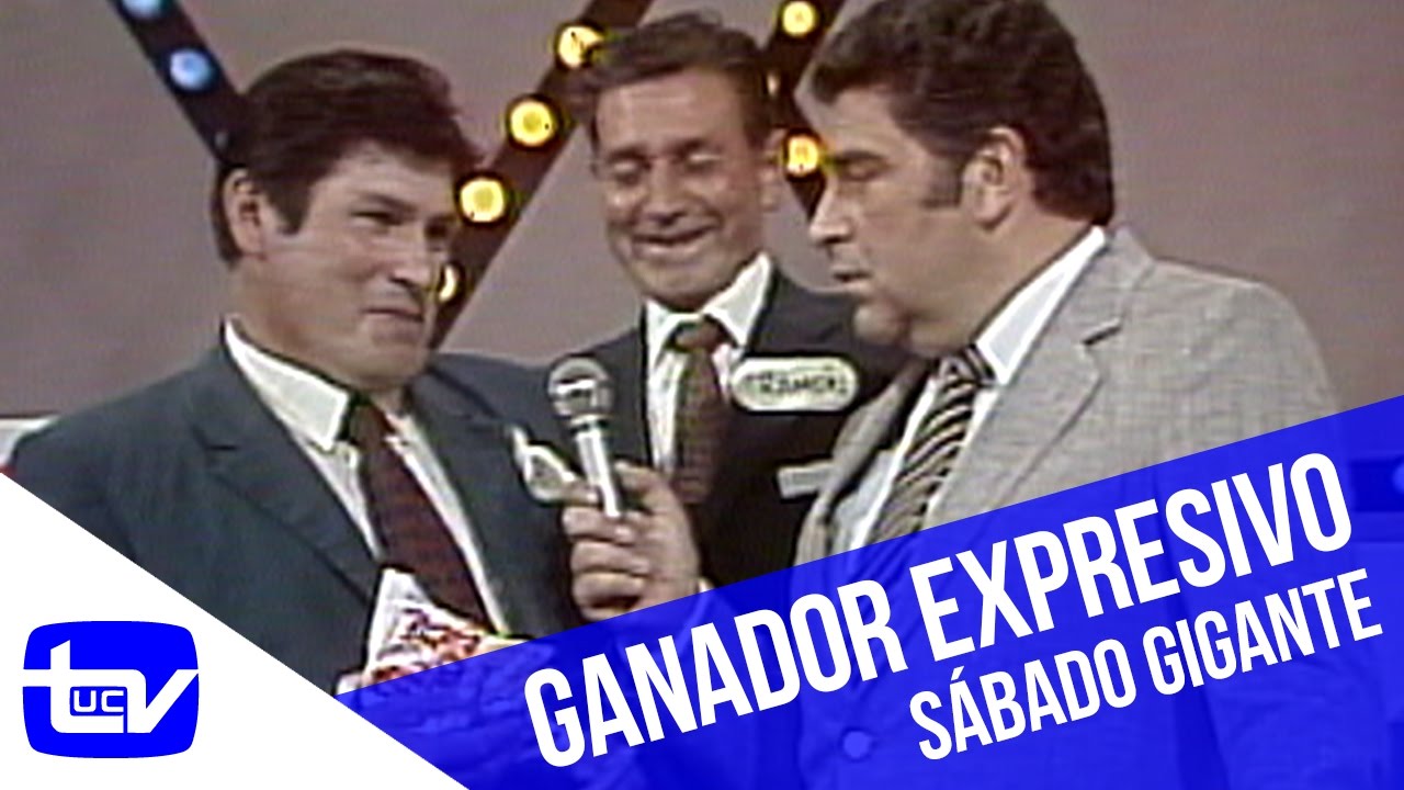 Un ganador muy expresivo | Sábado Gigante