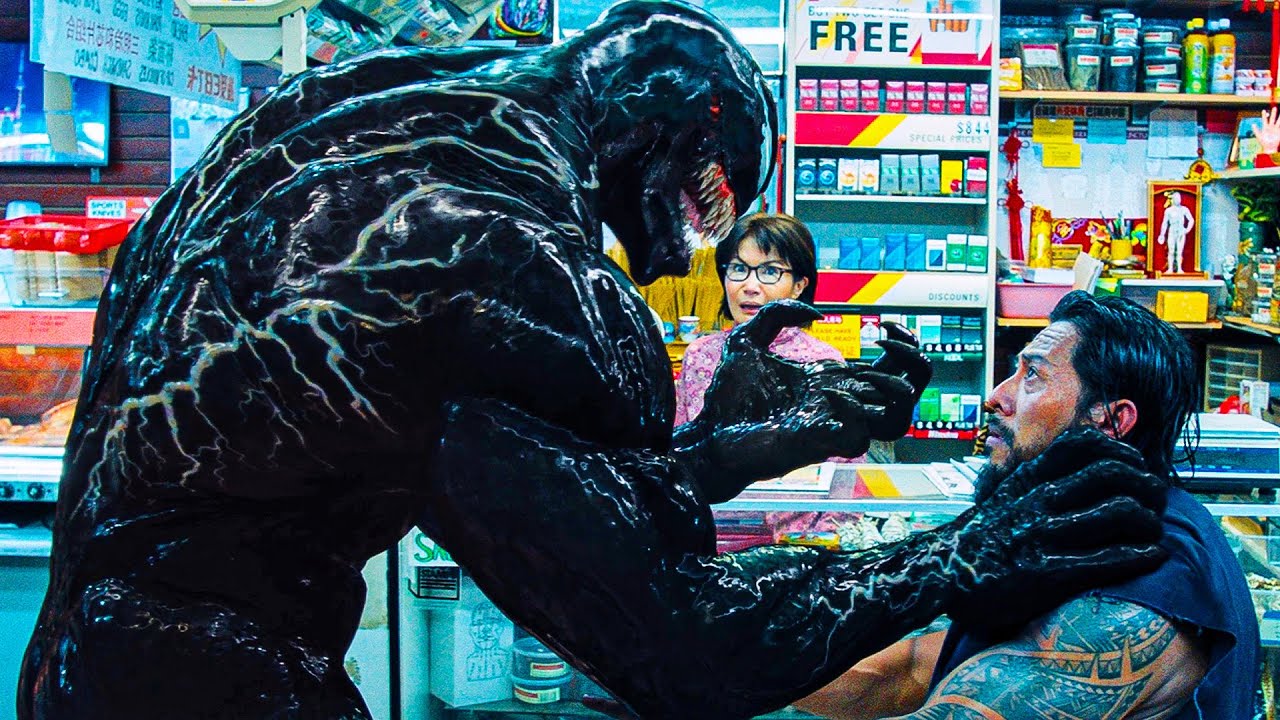 Venom Alien Takes Over Human Body Giving Him Superpowers