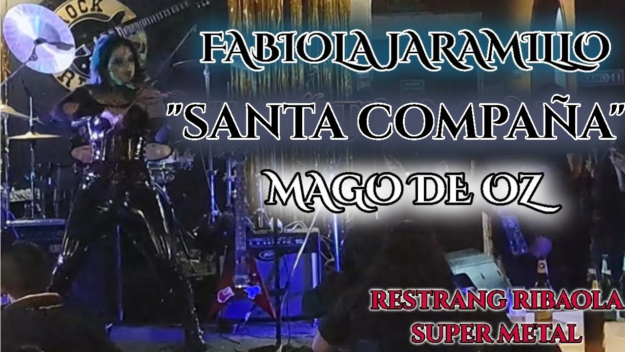 Fabiola Jaramillo - La Santa Compaña violin Mago de Oz Concierto Fin de Año Bar Rock Rider´S