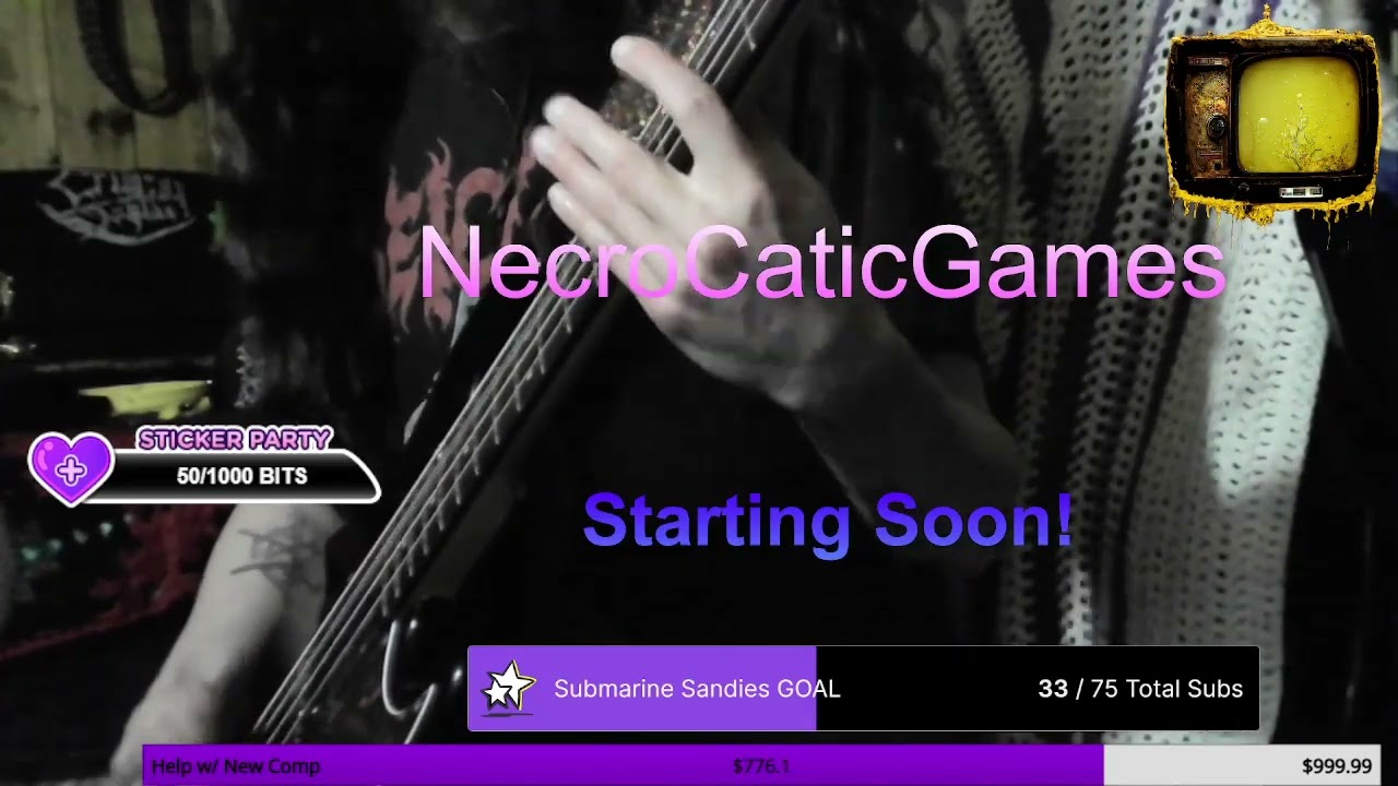 Starting Soon (Promo for TWITCH!) #riffs #bassist #bass #bassriffs #bassplayers #twitch #twitchtv