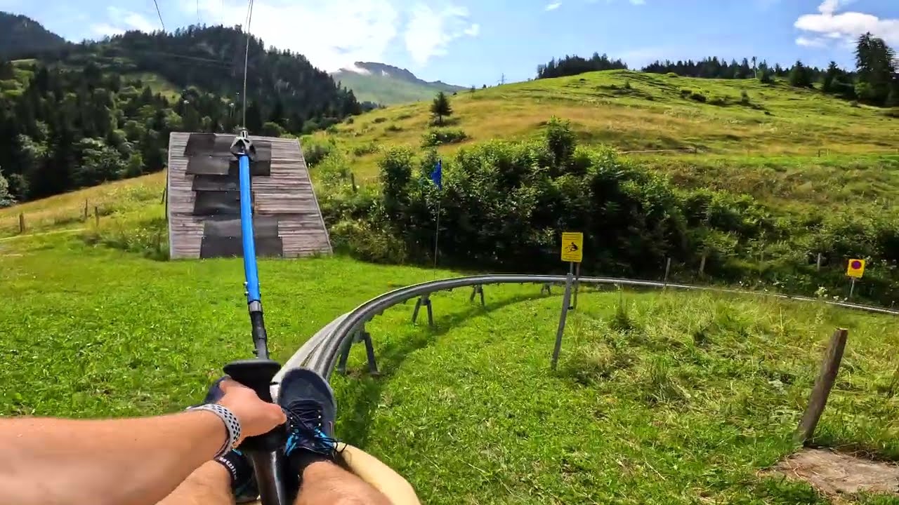 Sommer-Rodelbahn | Kaisereggbahnen Schwarzsee🇨🇭| Onride POV