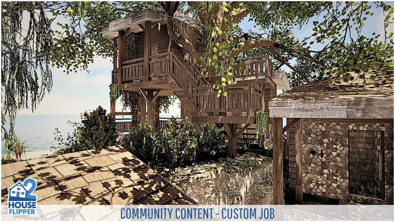 House Flipper 2 | Abandoned Tree-House Style Home &ndash; Cozy Summer Vibes | Community Content
