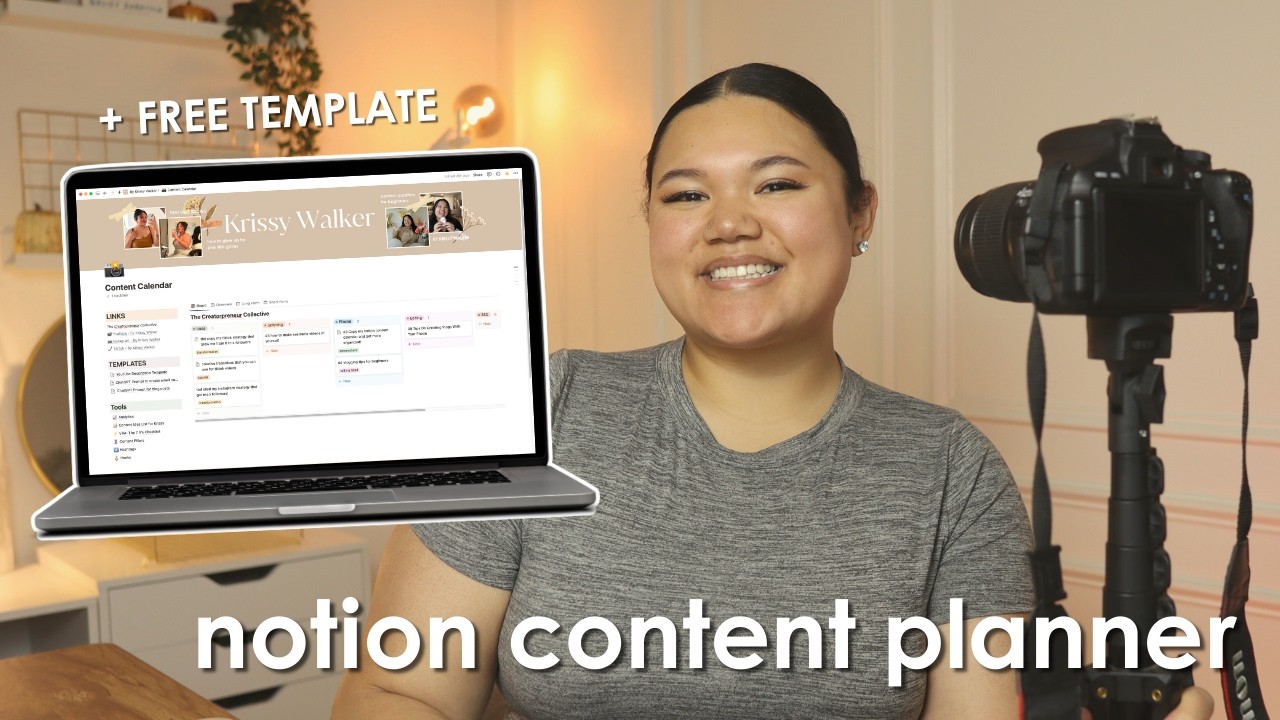 Copy My Notion Content Calendar for Social Media | FREE NOTION TEMPLATE DOWNLOAD