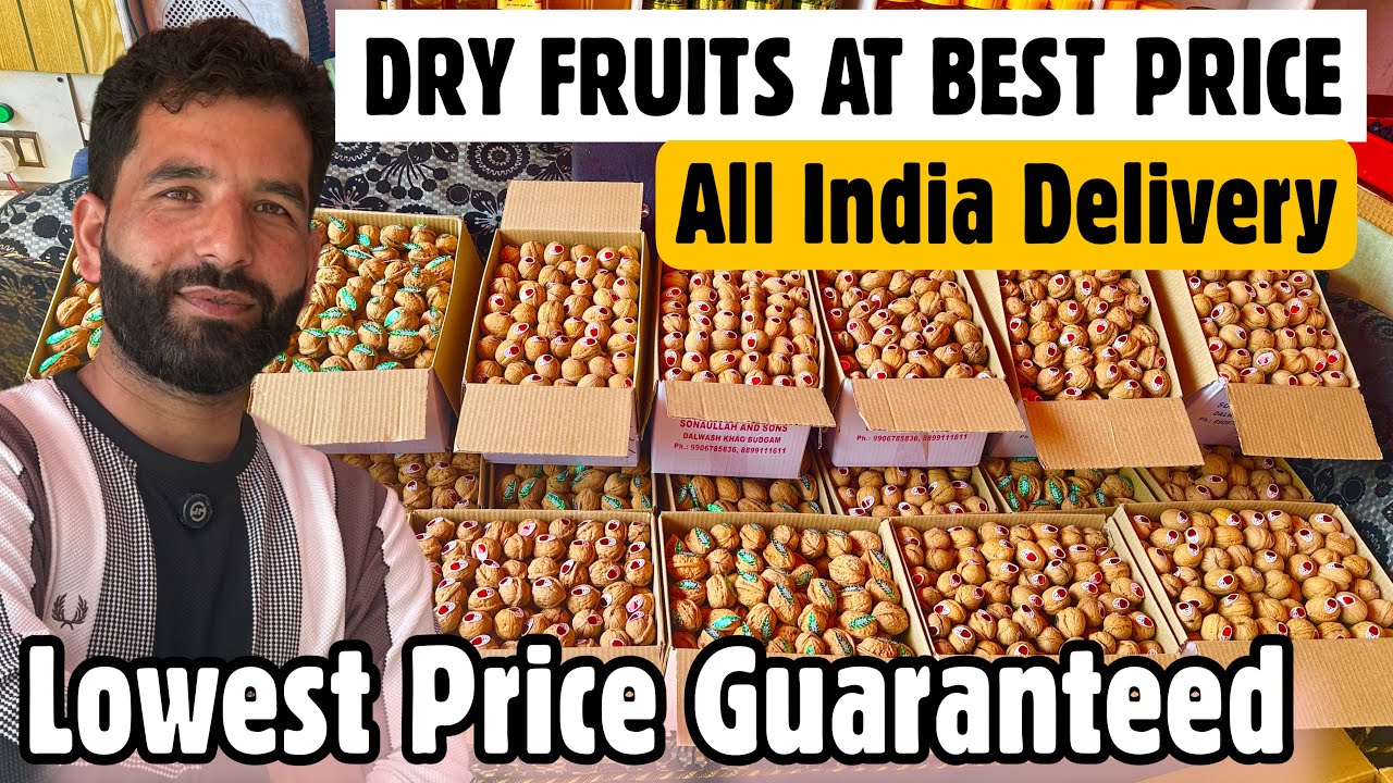 Kashmiri Dry Fruits Wholesale Market | Walnut, Shilajit, Saffron, Almonds