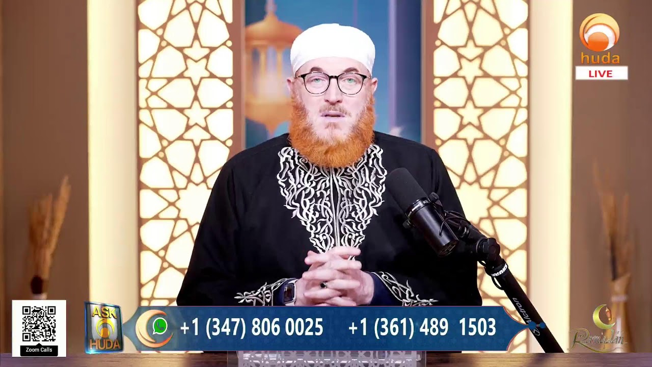 LIVE Q&A Session with Dr. Mohammad Salah on Ask HUDA in Ramadan 14th. 1447 Hijri.