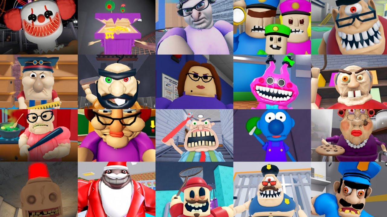 BABY BOBBY DAYCARE,MR STINKY PRISON, SIREN COP, EPIC SCHOOL ESCAPE! FULL JUMPSCARE'S