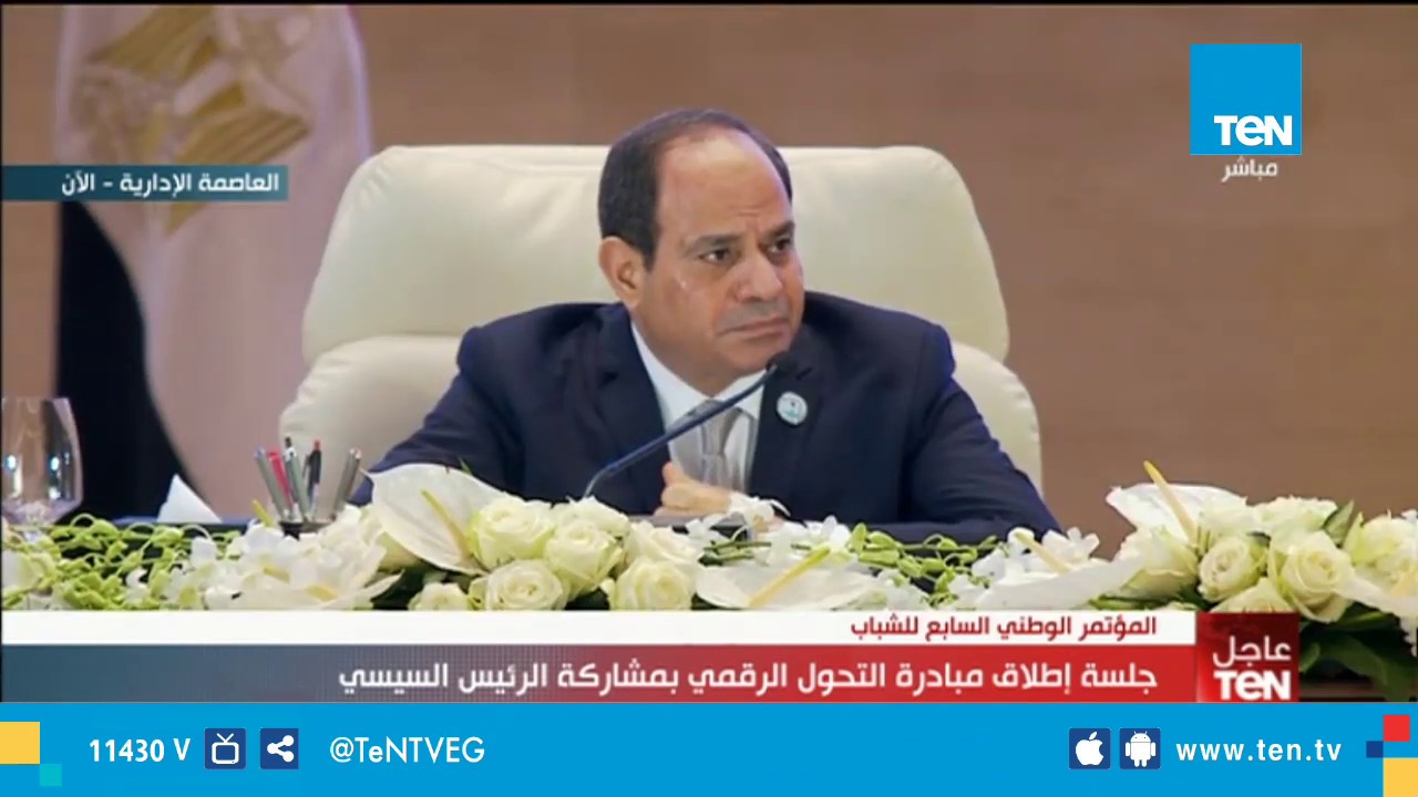 السيسي يقاطع وكيل هيئة الرقابة الإدارية: 