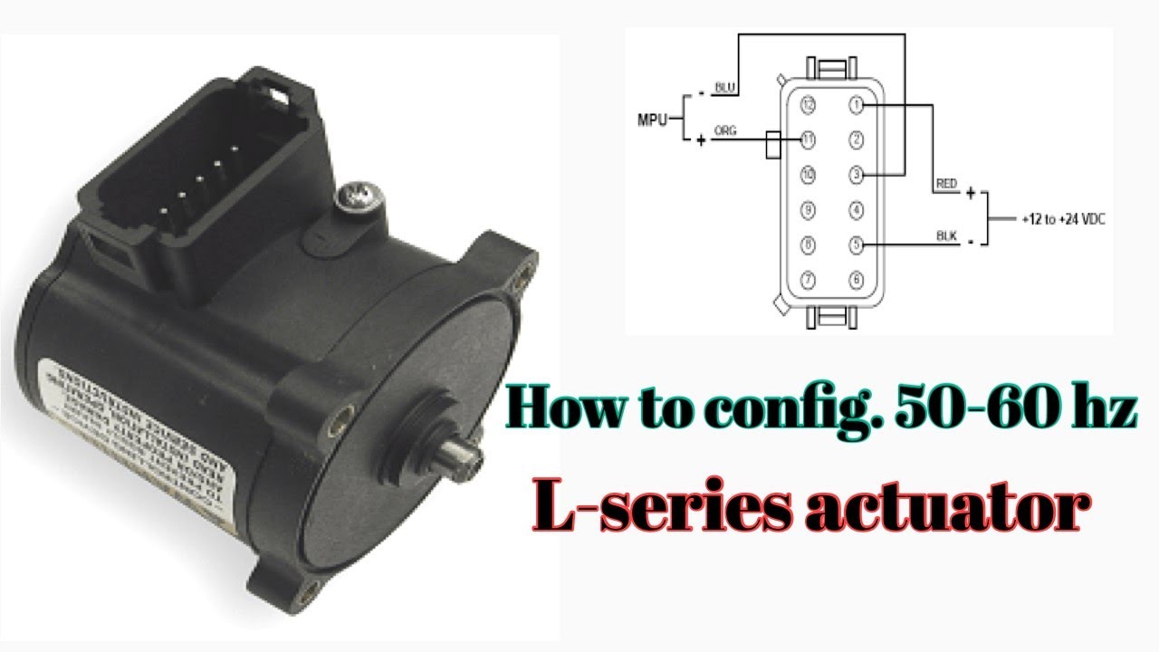 HOW TO CONFIG. 50 TO 60 Hz L-SERIES ACTUATOR  benzblogs